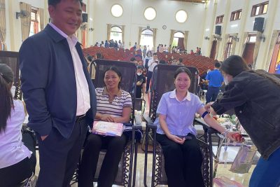 GIÁO VIÊN TRƯỜNG TIỂU HỌC TRỰC KHANG TÍCH CỰC THAM GIA HIẾN MÁU NHÂN ĐẠO – LAN TỎA NGHĨA CỬ CAO ĐẸP