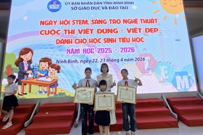 TRƯỜNG TIỂU HỌC TRỰC KHANG TỰ HÀO VỚI THÀNH TÍCH TRONG HỘI THI VIẾT CHỮ ĐÚNG, CHỮ ĐẸP CẤP TỈNH NĂM HỌC 2025 -2026